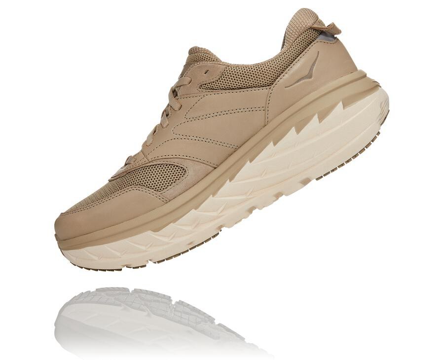 Hoka One One Mens Running Shoes - Bondi L - Brown - JOPM65932